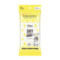 Packaging of Diane dry shampoo sheets with a yellow border on a white background
