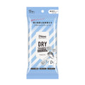 Package of Diane dry shampoo wipe with blue and white design