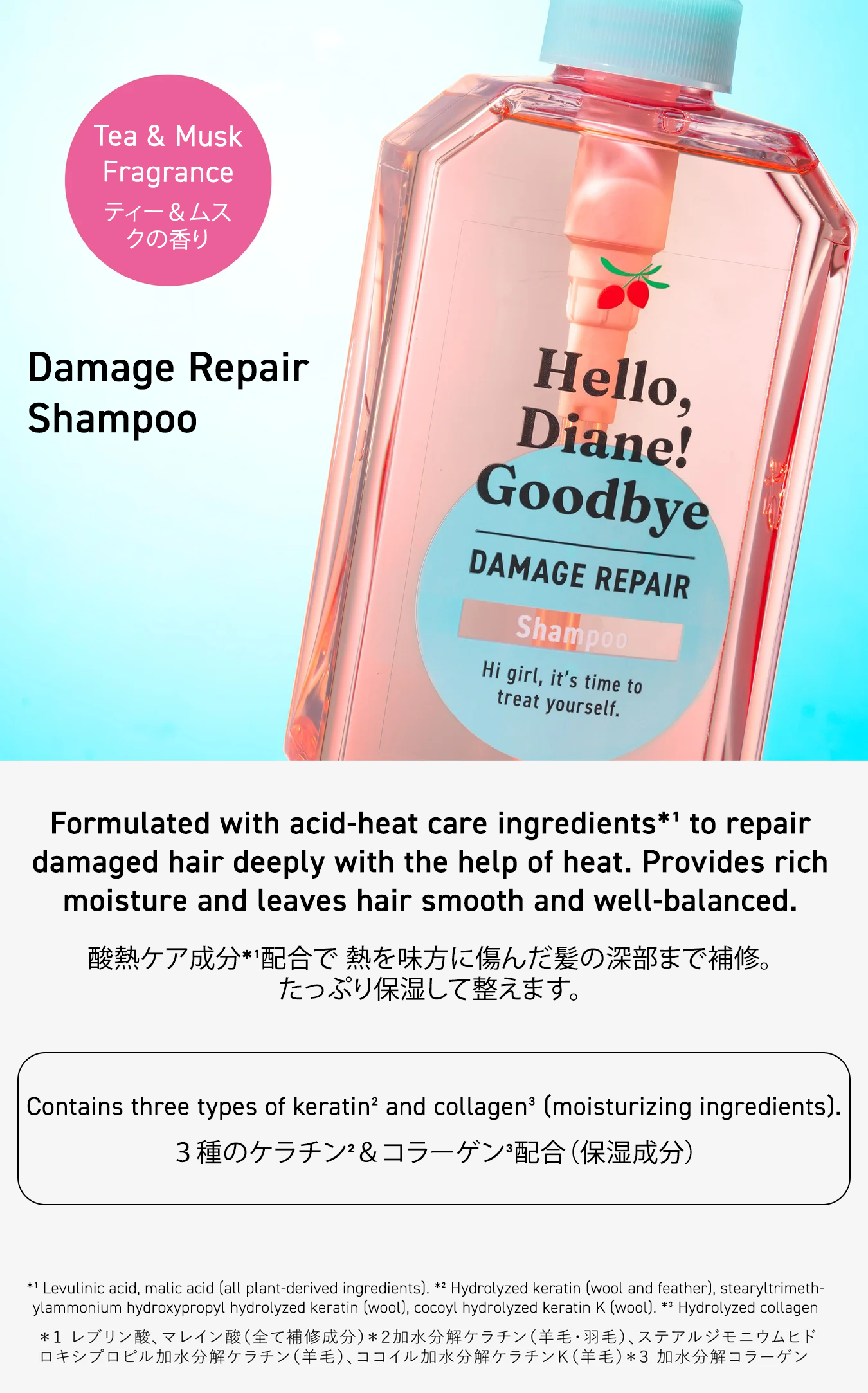 Hello, Diane! Goodbye Damage Repairing Shampoo - NatureLab USA