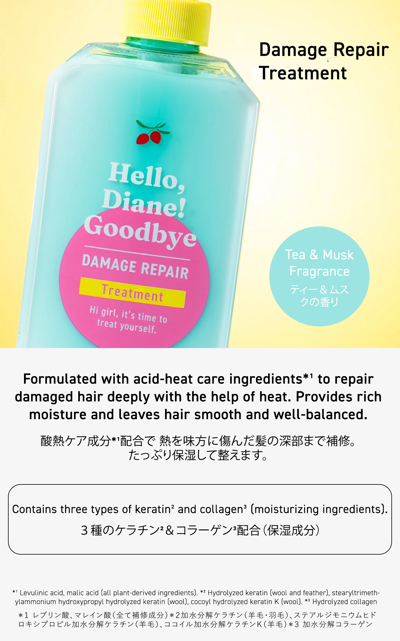 Hello, Diane! Goodbye Damage Repairing Treatment