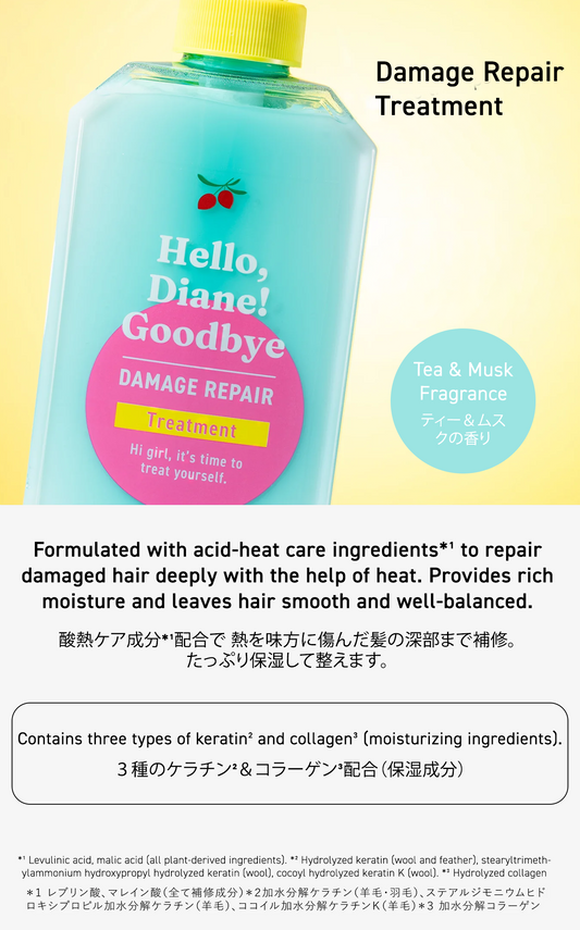 Hello, Diane! Goodbye Damage Repairing Treatment