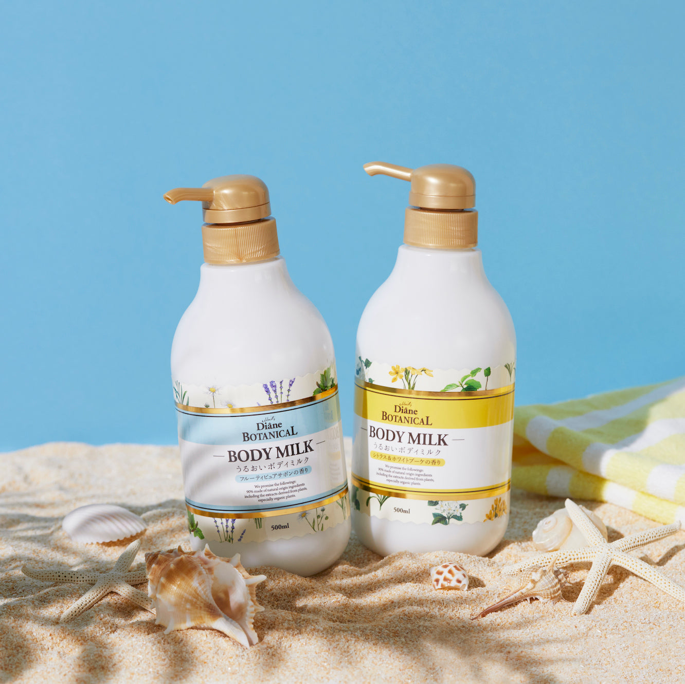 Moist Diane Botanical Body Milk Citrus & White Bouquet 500g - NatureLab USA