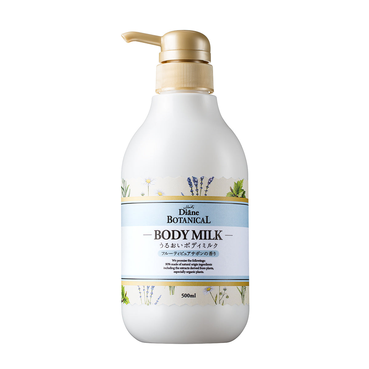 Moist Diane Botanical Body Milk Fruity Pure Savon 500g - NatureLab USA