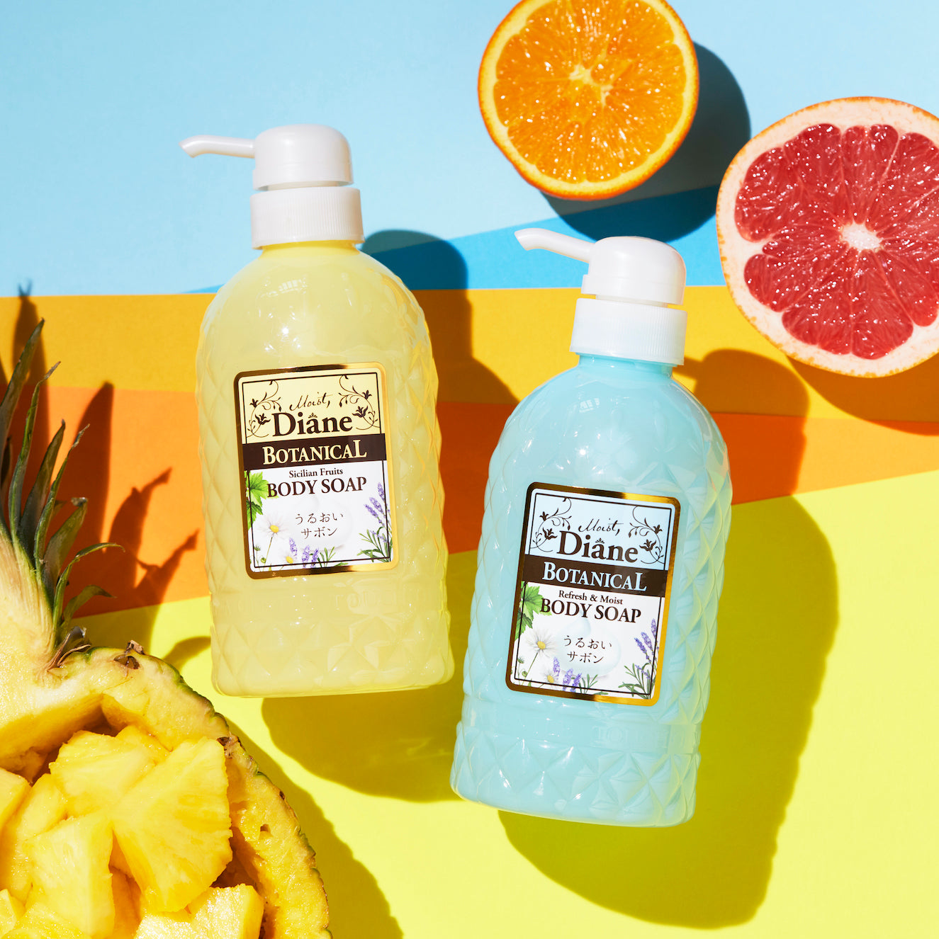 Moist Diane Botanical Sicilian Fruits Body Soap - NatureLab USA